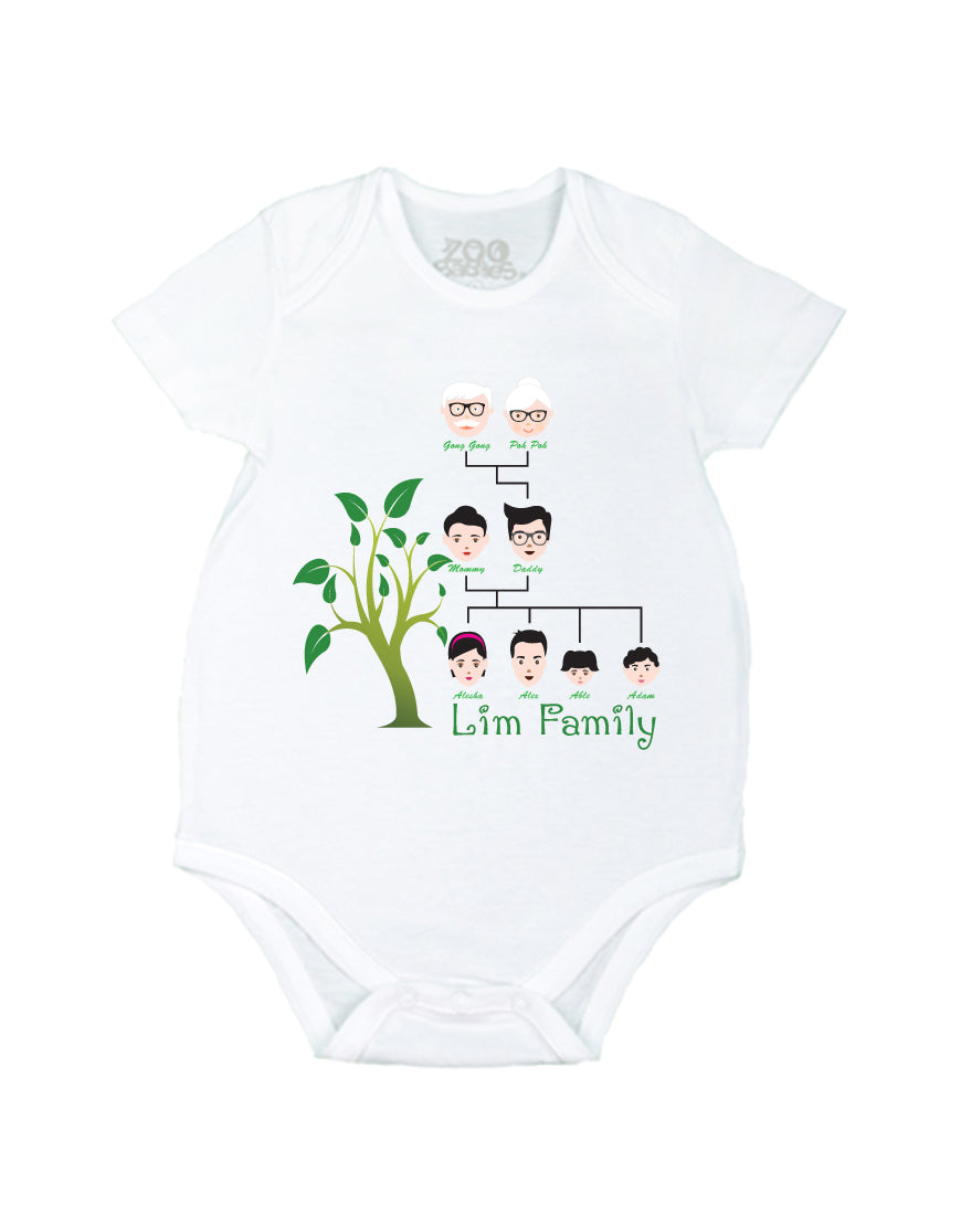 Family Tree Baby Romper