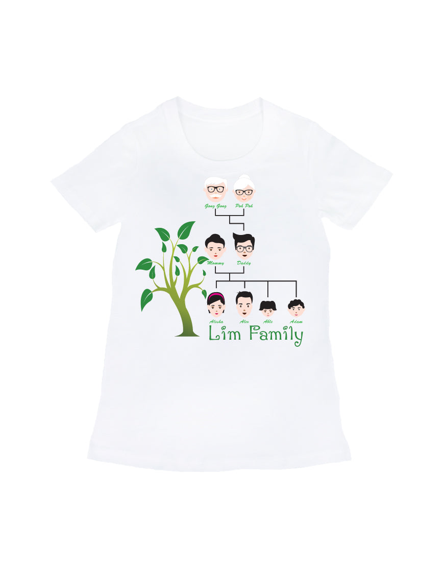 Family Tree Ladies Slim Fit Tee