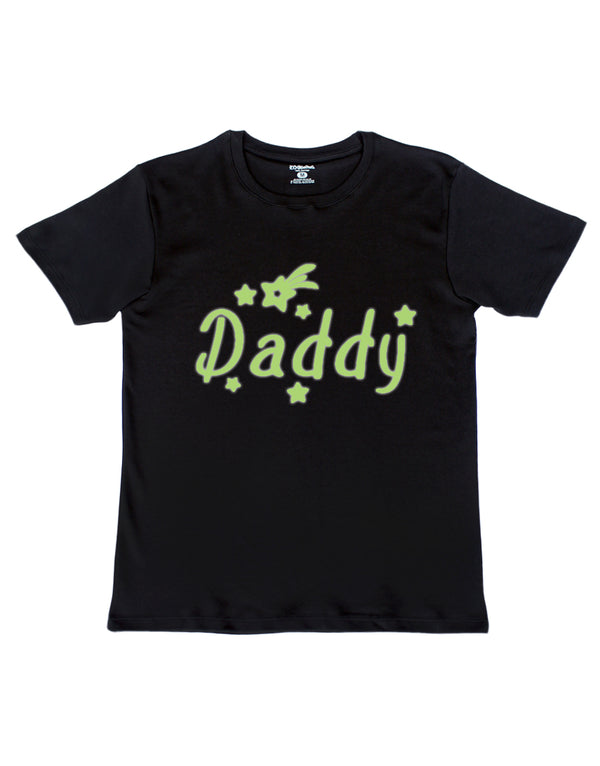 Daddy Black Glow in the Dark Adult Tee