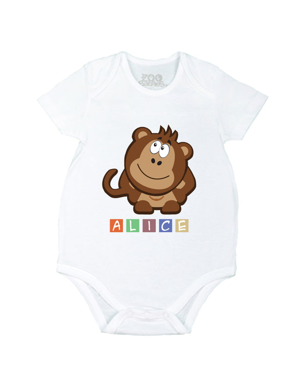 Monkey Baby Romper