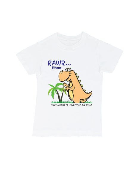 Dinosaur RAWR Kids Tee